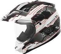 GMAX GM11D DUAL SPORT GRAPHICS ADVENTURE FULL FACE STREET HELMET