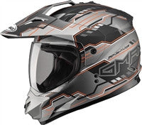 GMAX GM11D DUAL SPORT GRAPHICS ADVENTURE FULL FACE STREET HELMET